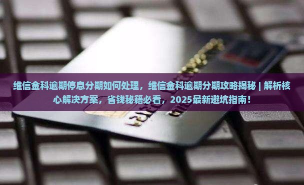 维信金科逾期停息分期如何处理