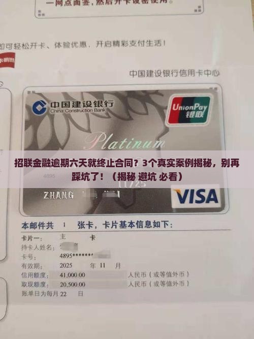 招联金融逾期六天终止合同