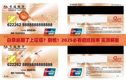 白条逾期了上征信怎么办