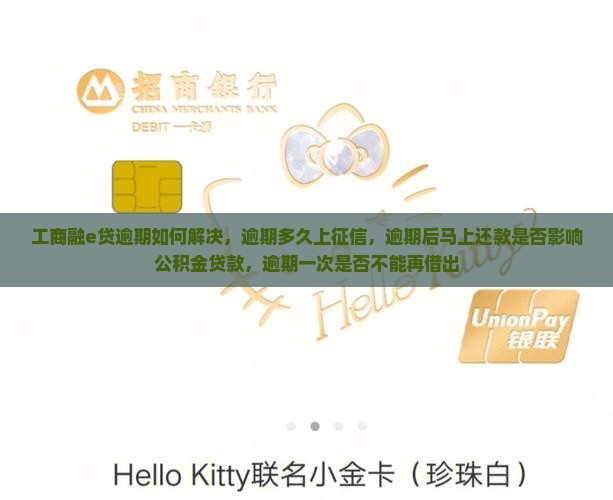工商融e贷逾期如何解决