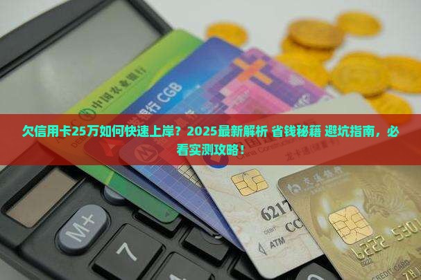 欠信用卡25万应该如何处理