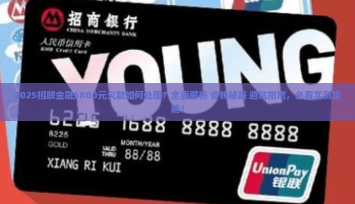 如何处理招联金融5800元的欠款