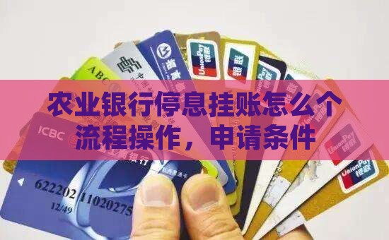 农业银行停息挂账怎么个流程操作