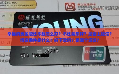 幸福消费金融还不起怎么办