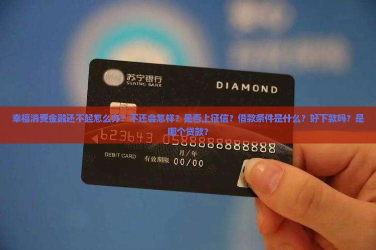 幸福消费金融还不起怎么办