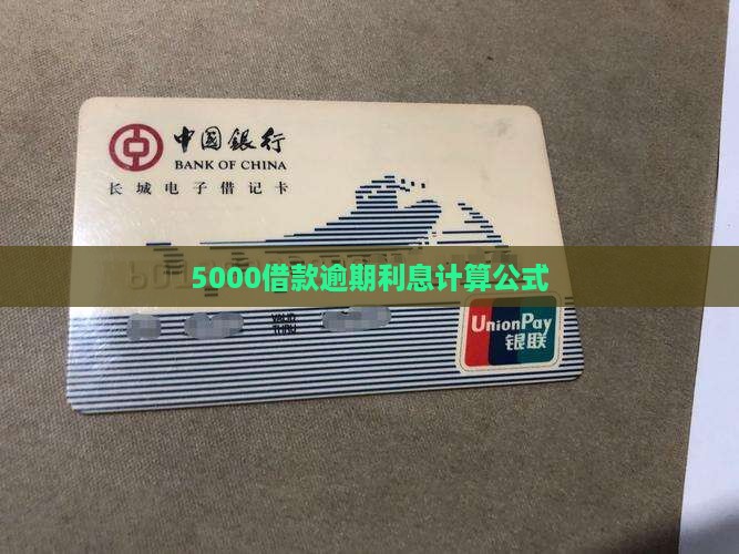 5000借款逾期利息计算公式