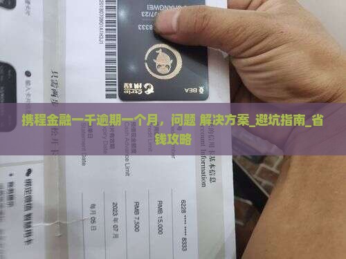 携程金融一千逾期一个月如何处理