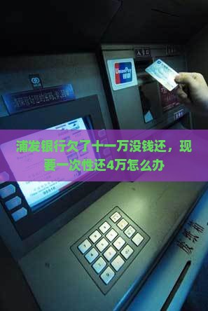 浦发银行欠了十一万没钱还
