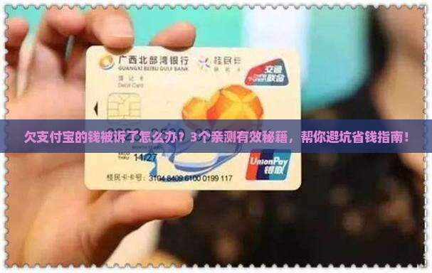 欠支付宝的钱被诉了怎么办