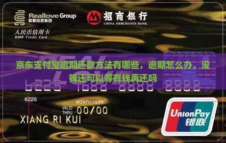 京东支付宝逾期还款方法