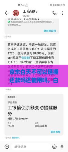 京东白天不可以延期还款吗还能用吗
