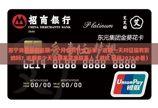 苏宁消费金融逾期一个月会有什么后果