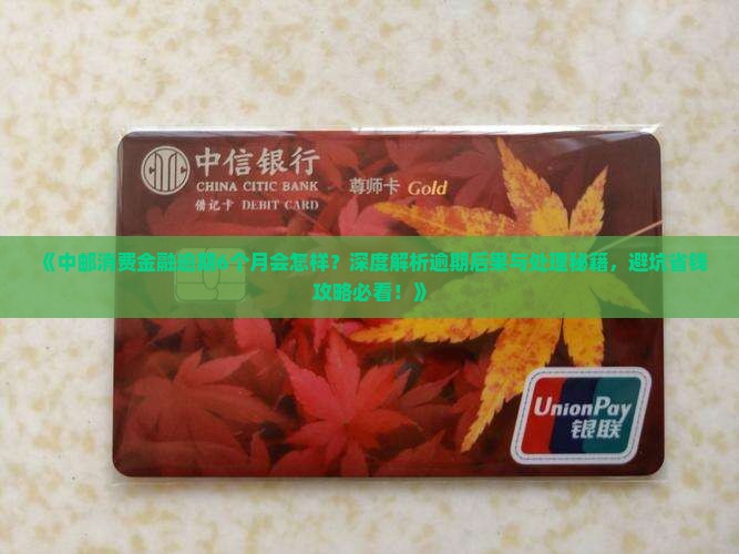 中邮消费金融逾期6个月会怎样