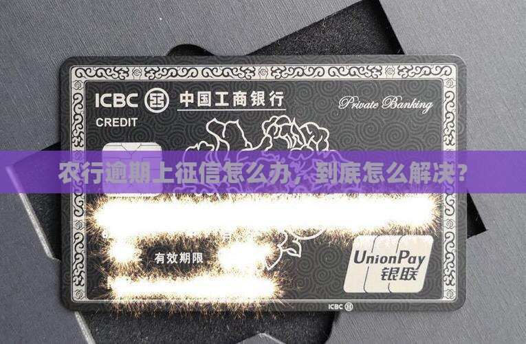 农行逾期上征信怎么办