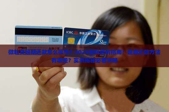 微粒贷延期还款怎么样延期还款方法有哪些