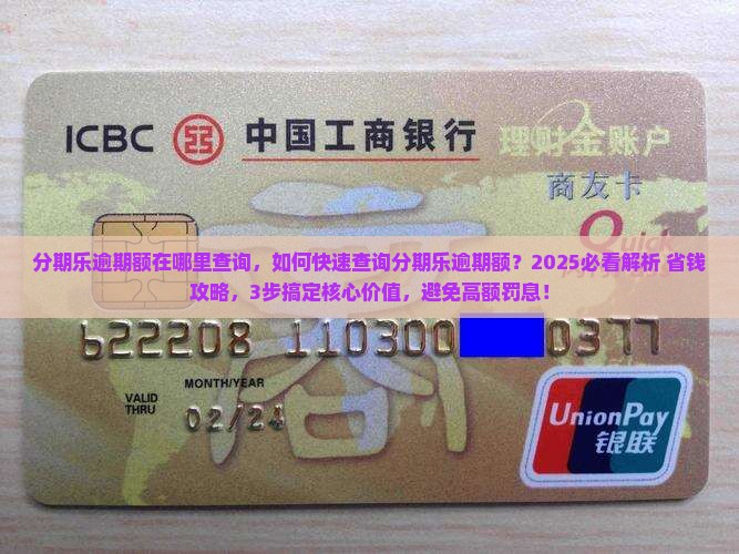 分期乐逾期额在哪里查询
