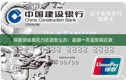 锦囊贷逾期无力还款怎么办