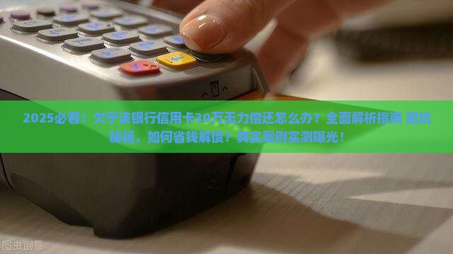 欠宁波银行信用卡30万无力偿还如何处理