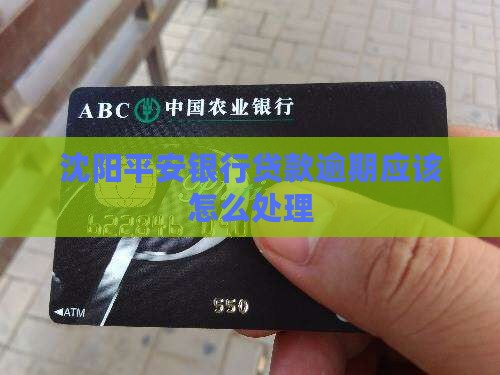 沈阳平安银行贷款逾期应该怎么处理