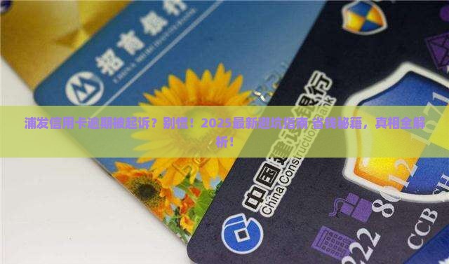 浦发信用卡逾期被起诉会怎样