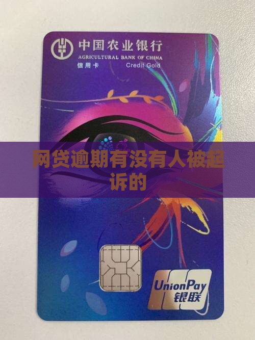 网贷逾期有没有人被起诉的
