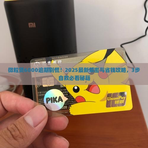 微粒贷6000逾期怎么办应该采取哪些措施