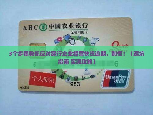 建行企业经营快贷逾期怎么办