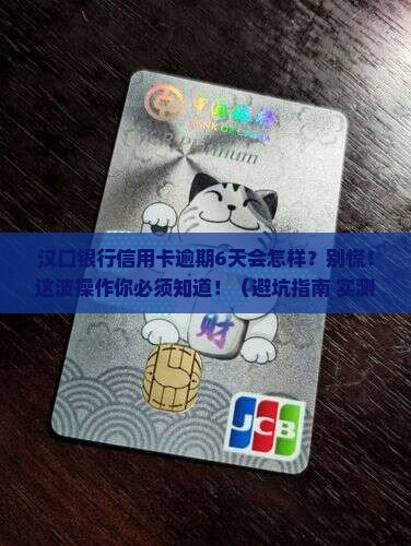 汉口银行信用卡逾期6天会怎么样