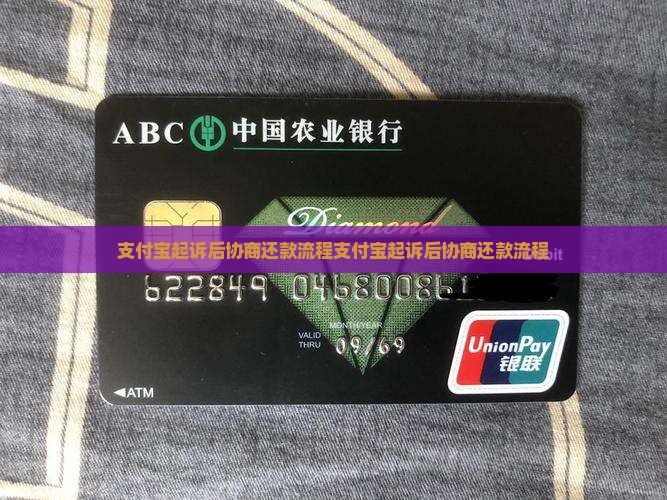 支付宝起诉后协商还款流程