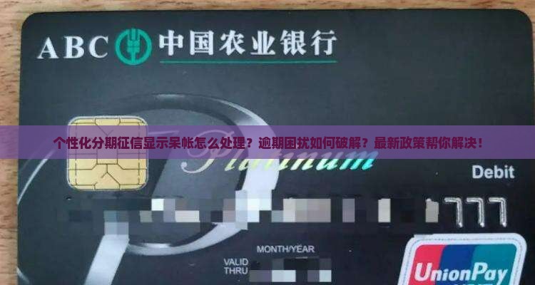 个性化分期征信显示呆帐怎么处理
