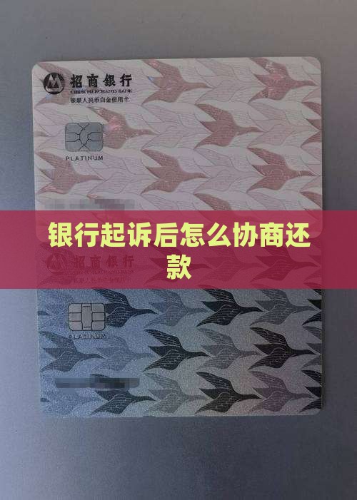 银行起诉后还款协商方式介绍
