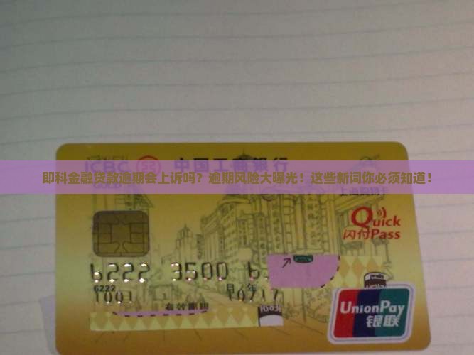 即科金融贷款逾期会上诉吗