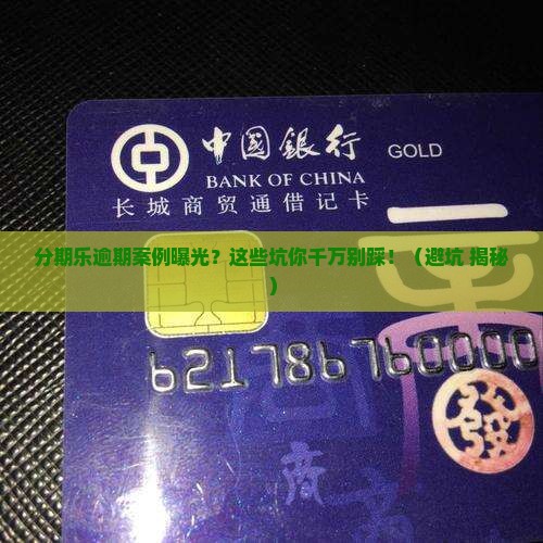 分期乐逾期案例曝光