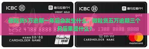 微粒贷5万逾期一年后会发生什么