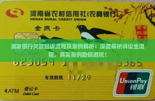 浦发银行欠款起诉流程及案例解析