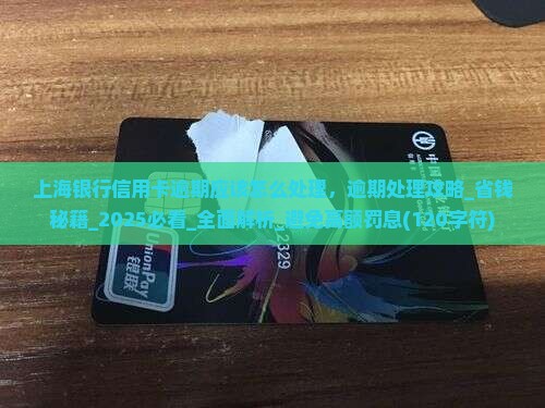 上海银行信用卡逾期应该怎么处理