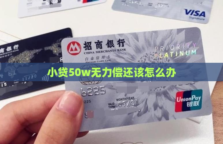 小贷50w无力偿还该怎么办