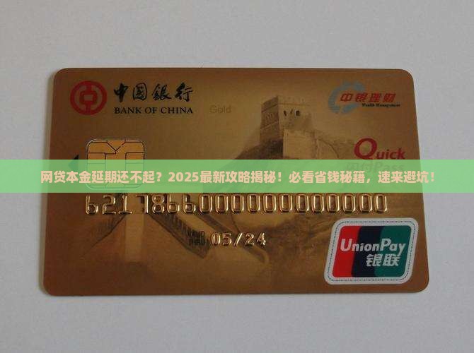 网贷协商延期归还本金如何操作
