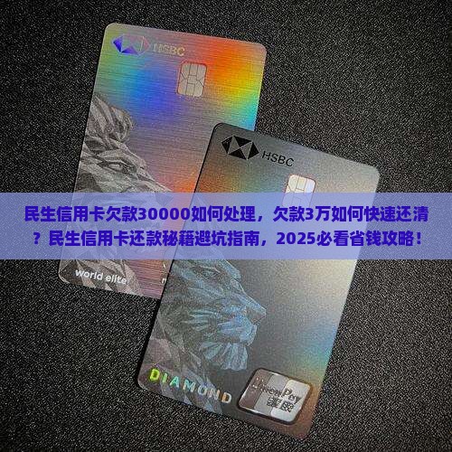 民生信用卡欠款30000如何处理