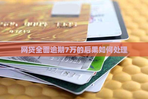 网贷7万全面逾期后果如何处理