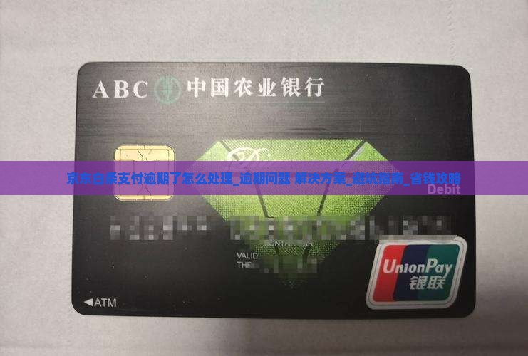 京东白条支付逾期了怎么处理