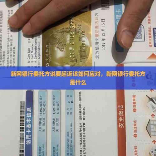 新网银行委托方说要起诉该如何应对