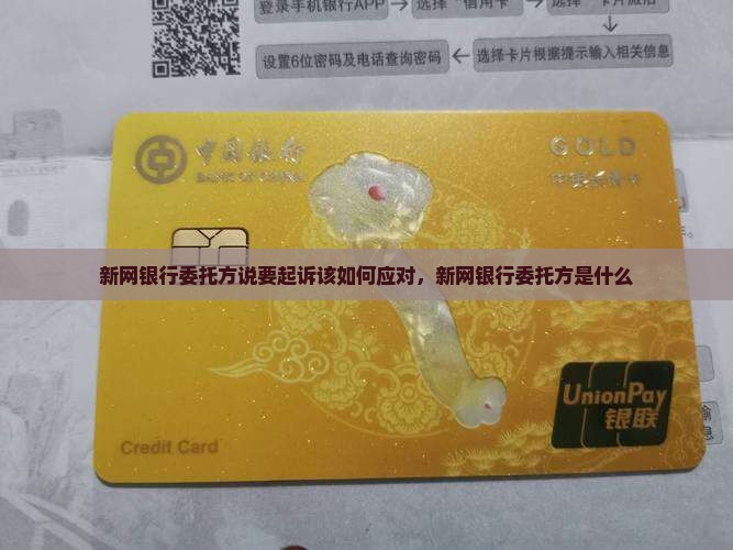新网银行委托方说要起诉该如何应对