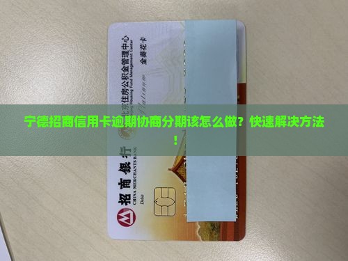 宁德招商信用卡逾期协商分期该怎么做
