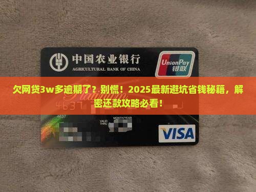 欠网贷3w多逾期如何处理