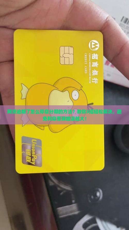 网贷逾期了怎么办理停息分期的方法