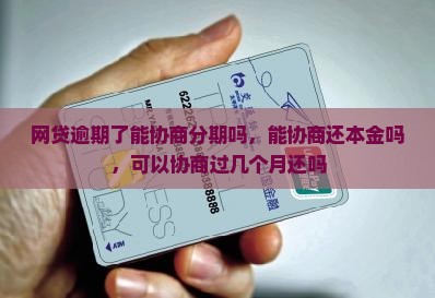 网贷逾期了能协商分期吗