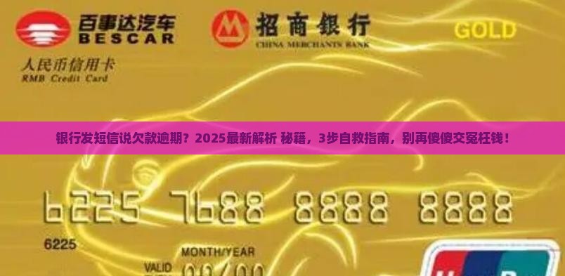 银行发信息说欠款逾期怎么处理