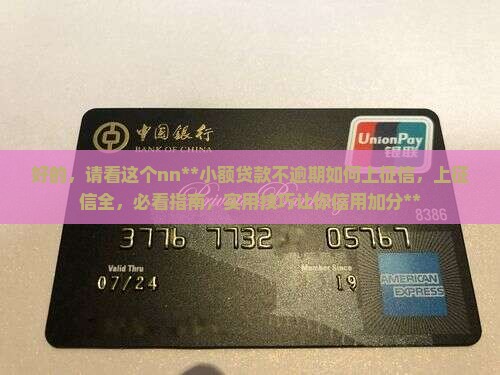 小额贷款不逾期如何上征信