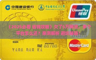 多个网贷共欠五万会怎么办